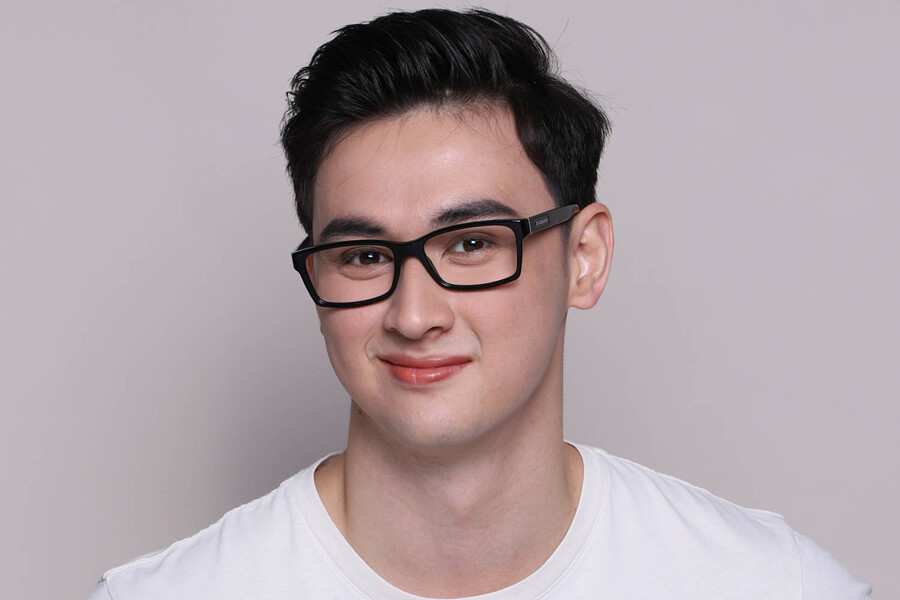 Burberry BE2108 3001 スクエア ブラック 眼鏡 | SmartBuyGlasses 日本