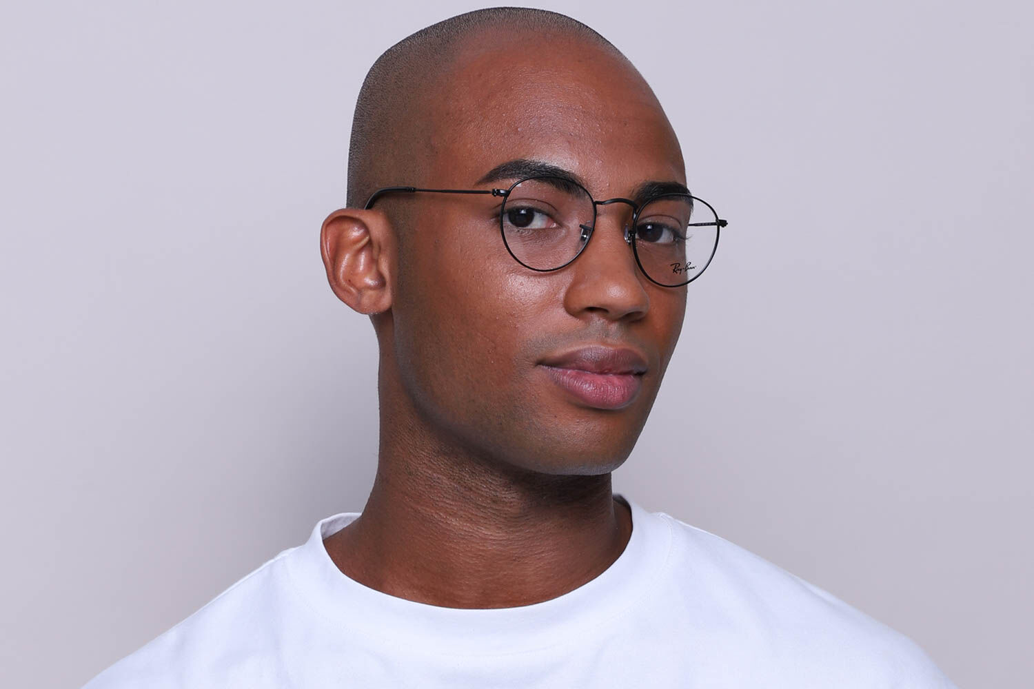 Ray-Ban RX3447V Round Metal 2503 ラウンド Matte Black 眼鏡