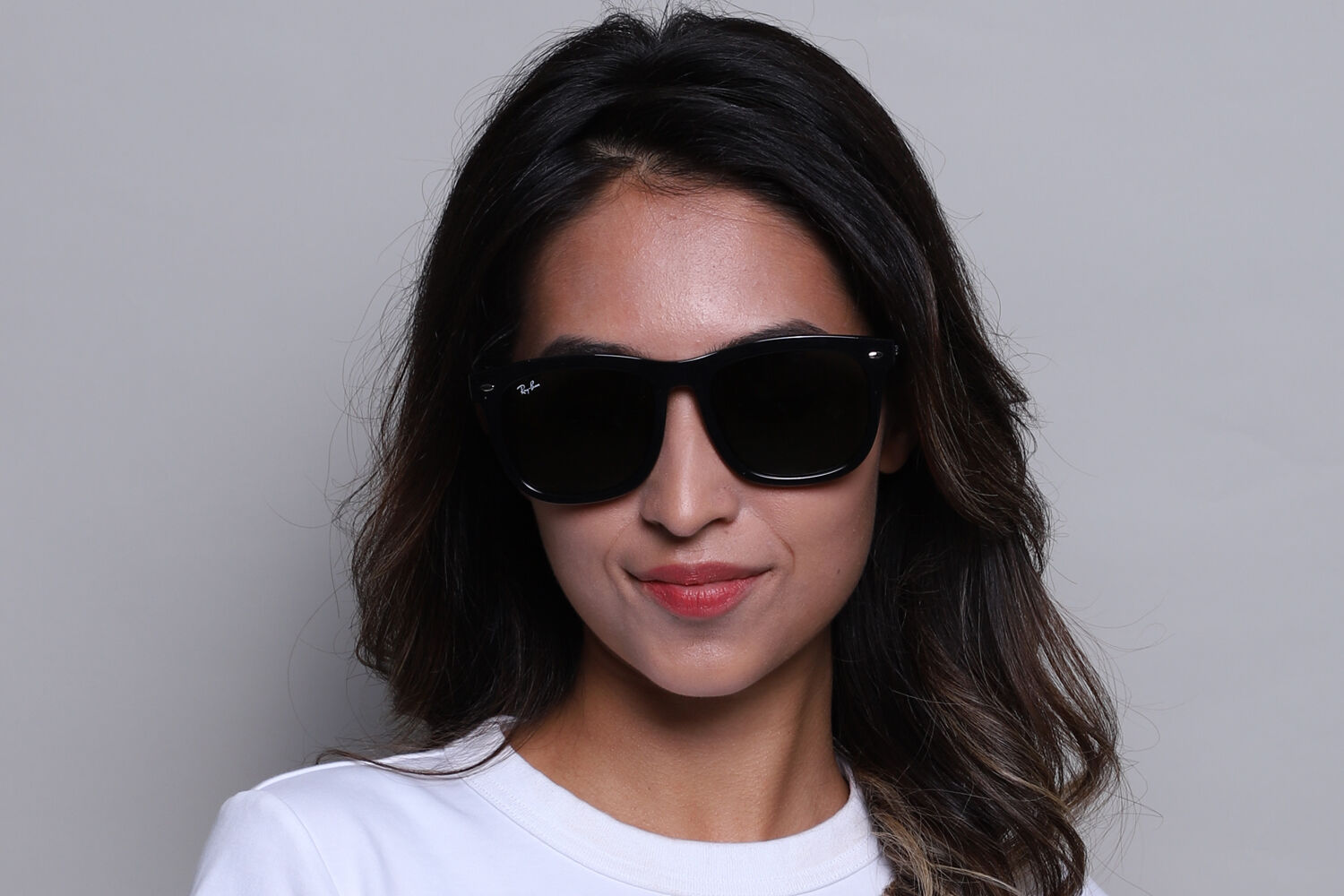 Ray-Ban RB4260D Asian Fit 601/71 スクエア ブラック サングラス