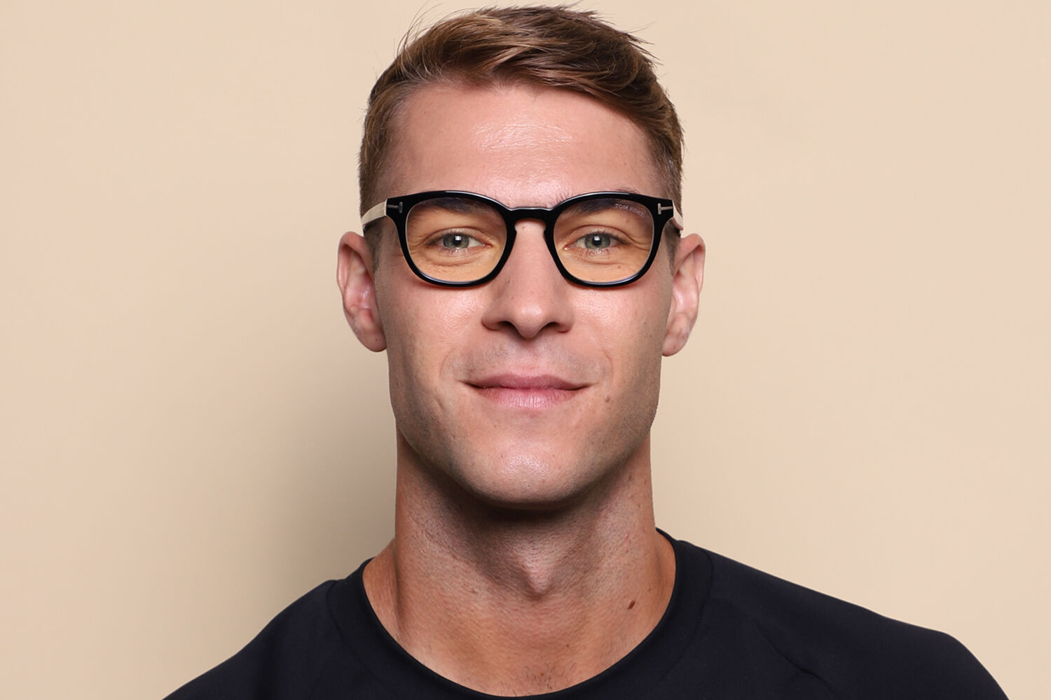 トムフオードFT5532 BLUE BLOCK SOFT ROUND OPTICALS | TOM FORD Fashion