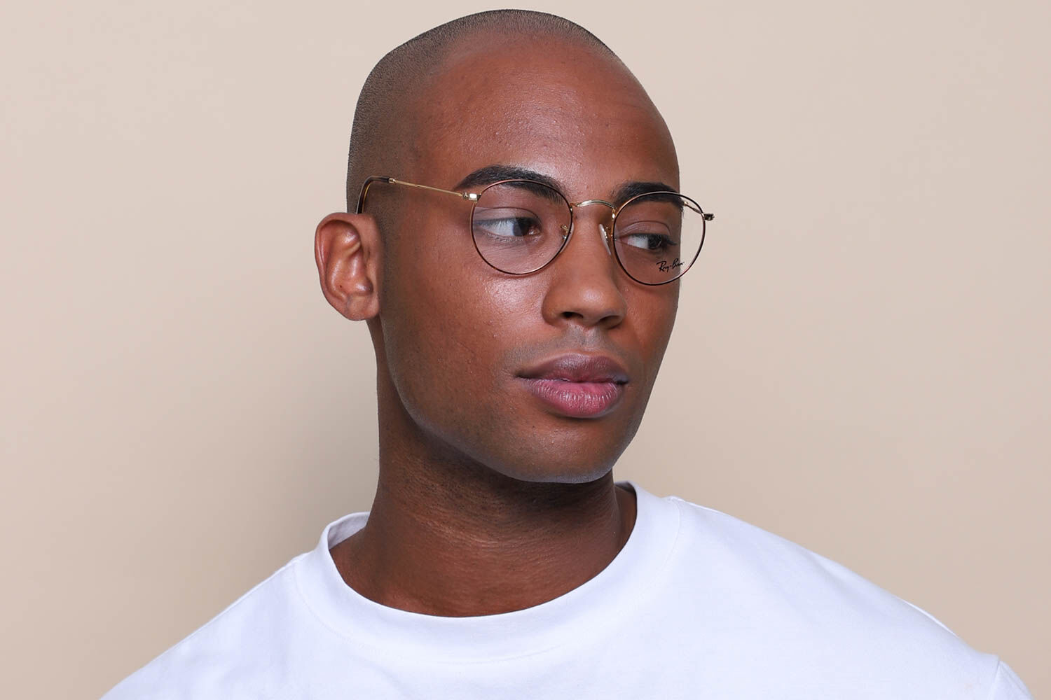 Ray-Ban RX3447V Round Metal 2945 ラウンド Havana/Gold 眼鏡