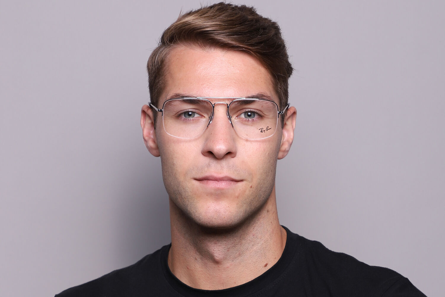 Ray-Ban RX6441 2501 アビエイター Silver 眼鏡 | SmartBuyGlasses 日本