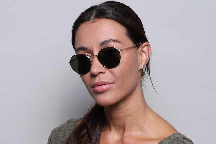 Ray-Ban RB3565 Jack 919631 オーバル ゴルド 眼鏡 | SmartBuyGlasses 日本