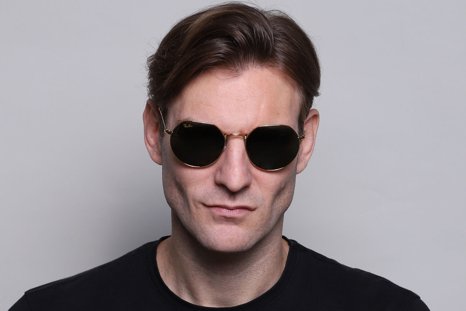 Ray-Ban RB3565 Jack 919631 オーバル ゴルド サングラス