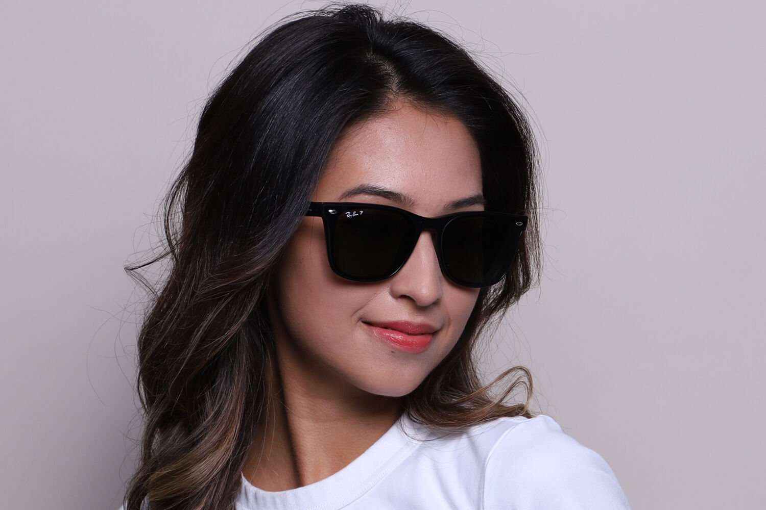 Ray-Ban RB4391D Asian Fit 601/9A スクエア ブラック サングラス
