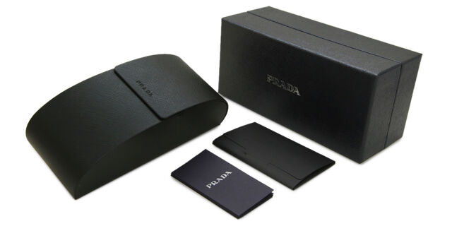 Prada PR 22ZSF Asian Fit 1AB0A7 スクエア ブラック サングラス 