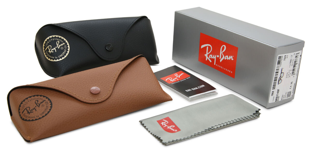 Ray-Ban RB4436D Asian Fit 667787 スクエア ブラック サングラス