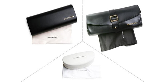 Balenciaga BB0367S 001 ウェリントン ブラック サングラス 