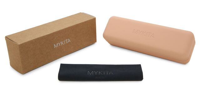Mykita Liva 291 幾何学形 Champagne Gold 眼鏡 | SmartBuyGlasses 日本