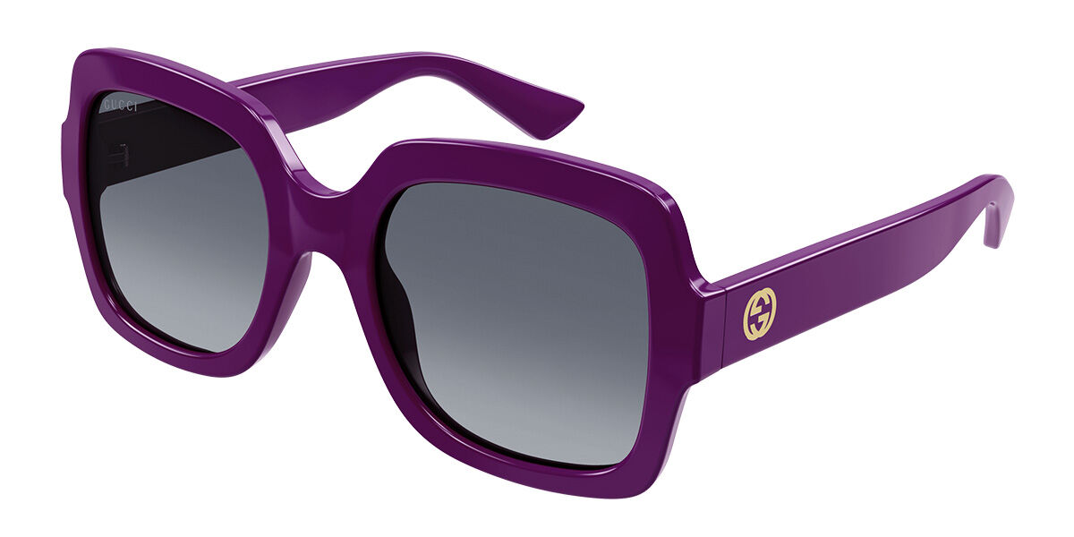 GUCCI スクエア型サングラス 紫 Gucci GG1337S 009 スクエア べっこう サングラス | SmartBuyGlasses 日本