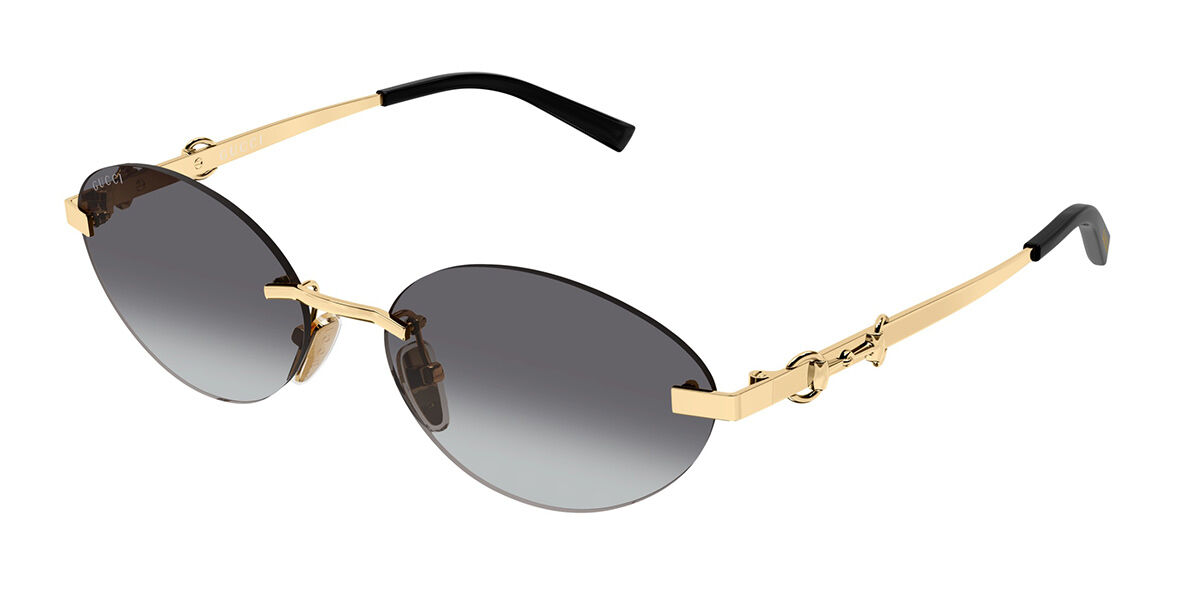 【極美品】GUCCI グッチ サングラス GG1221S リムレス ゴールド グッチ リムレス サングラス｜100%UVカット・送料無料