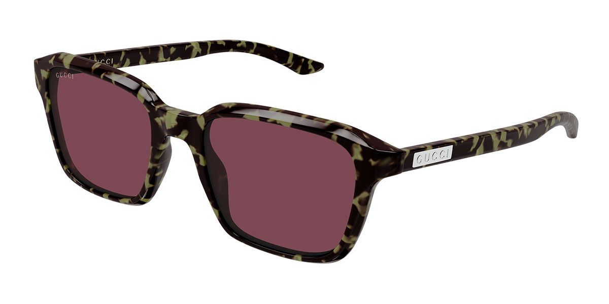 Gucci GG2078S 003 スクエア べっこう サングラス | SmartBuyGlasses 日本