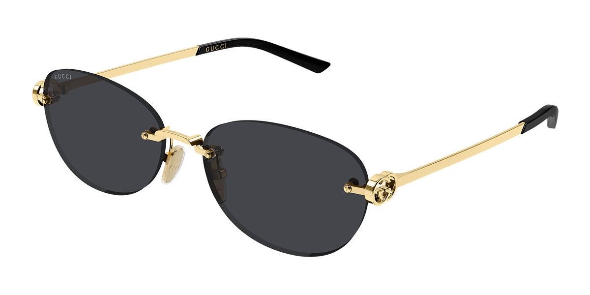 Gucci GG2230SA Asian Fit 001 オーバル ゴルド サングラス