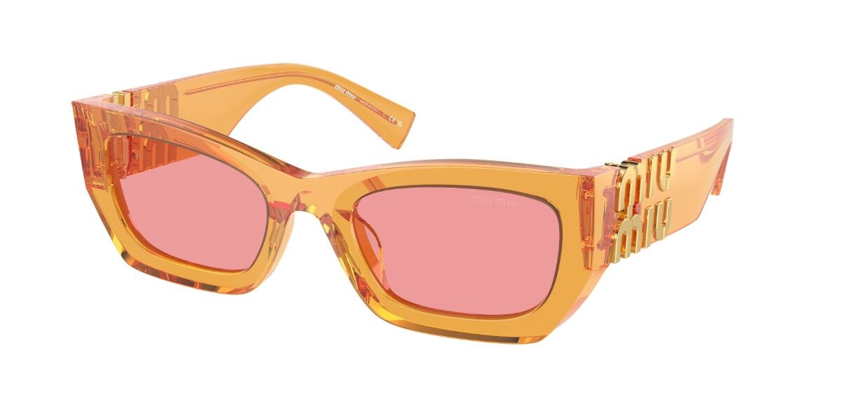 Miu Miu MU09WS 17C6X1 ウェリントン ピンク サングラス