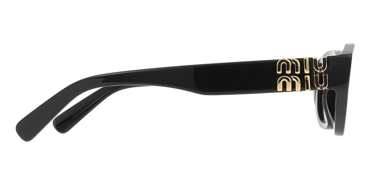 Miu Miu MUA03S 16K08Z オーバル ブラック サングラス