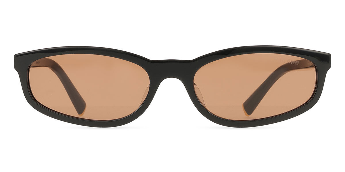 良品✨MIU MIU サングラス MU62G リムレス ロゴ金具 ブラウン Miu Miu サングラス | 正規品保障SmartBuyGlassesジャパン！