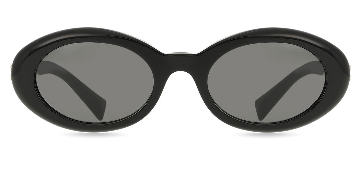 miu miu オーバル ブラックサングラス Miu Miu オーバル サングラス | 正規品保障SmartBuyGlassesジャパン！