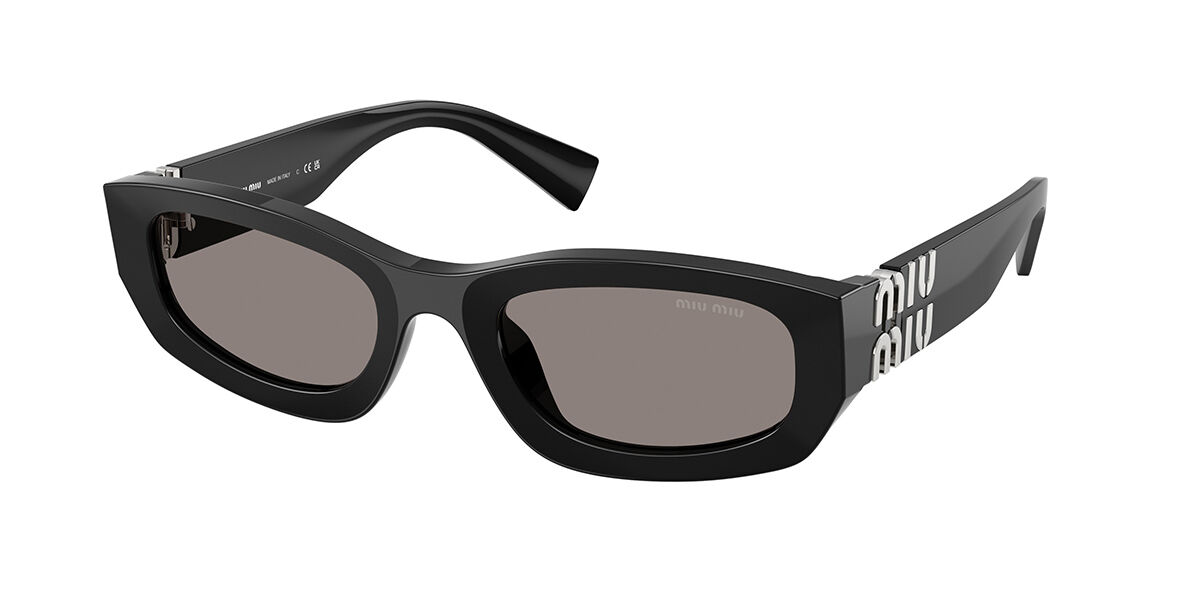 Miu Miu MUB04SF Asian Fit 16K80Q スクエア ブラック サングラス