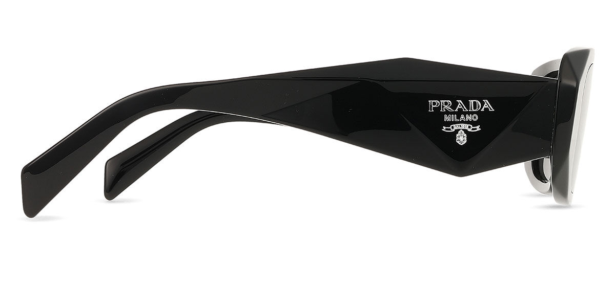 Prada PR 17WS Symbole 1AB5S0 スクエア Shiny Black サングラス