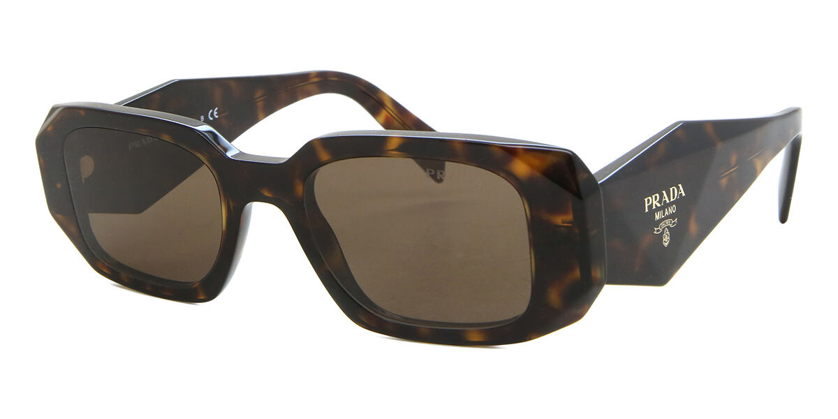 PRADA SPR 10M-A 59□16 2AU-8C1 べっ甲調 サングラス Prada PR 17WS Symbole 2AU8C1 スクエア べっこう サングラス