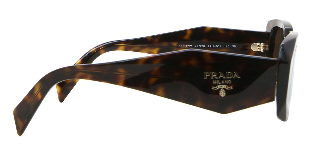 PRADA SPR 10M-A 59□16 2AU-8C1 べっ甲調 サングラス Prada PR 17WS Symbole 2AU8C1 スクエア べっこう サングラス
