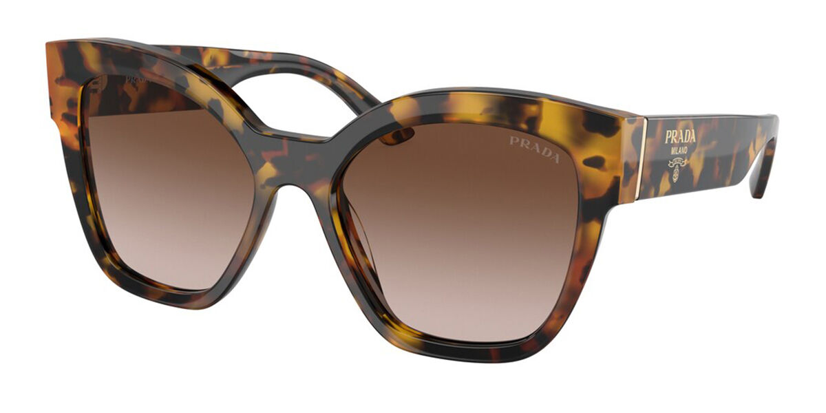 Prada PR 17ZSF Asian Fit VAU6S1 ティアドロップ Honey Tortoise