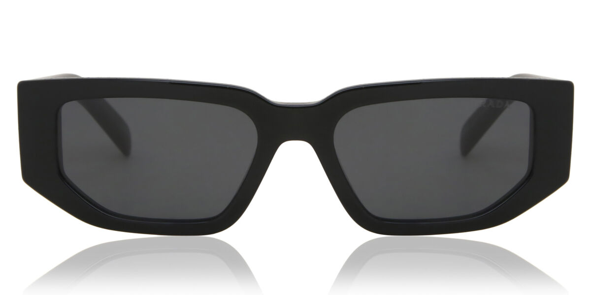 PRADA SPR54F サングラス　ブラック　正規品 PRADA（プラダ） サングラス SPR 09Z メンズ スクエア型 セルフレーム