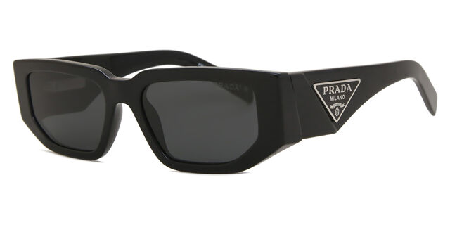 Prada PR 09ZS 1AB5S0 スクエア ブラック サングラス 