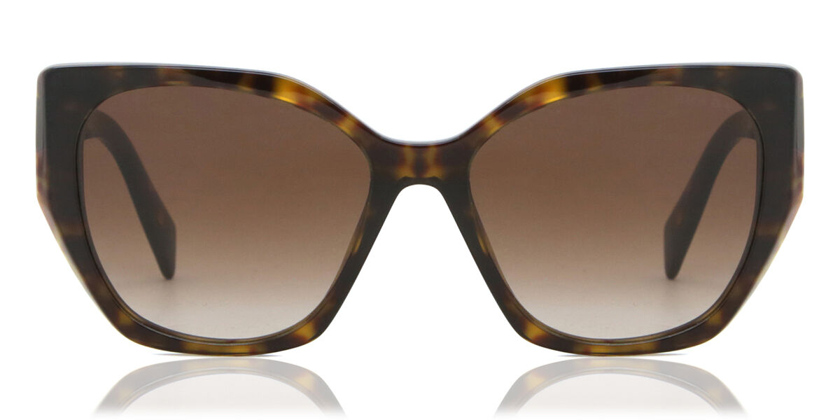 PRADA べっ甲柄サングラス　キャットアイ Prada Eyewear トータスシェル キャットアイ サングラス | ブラウン