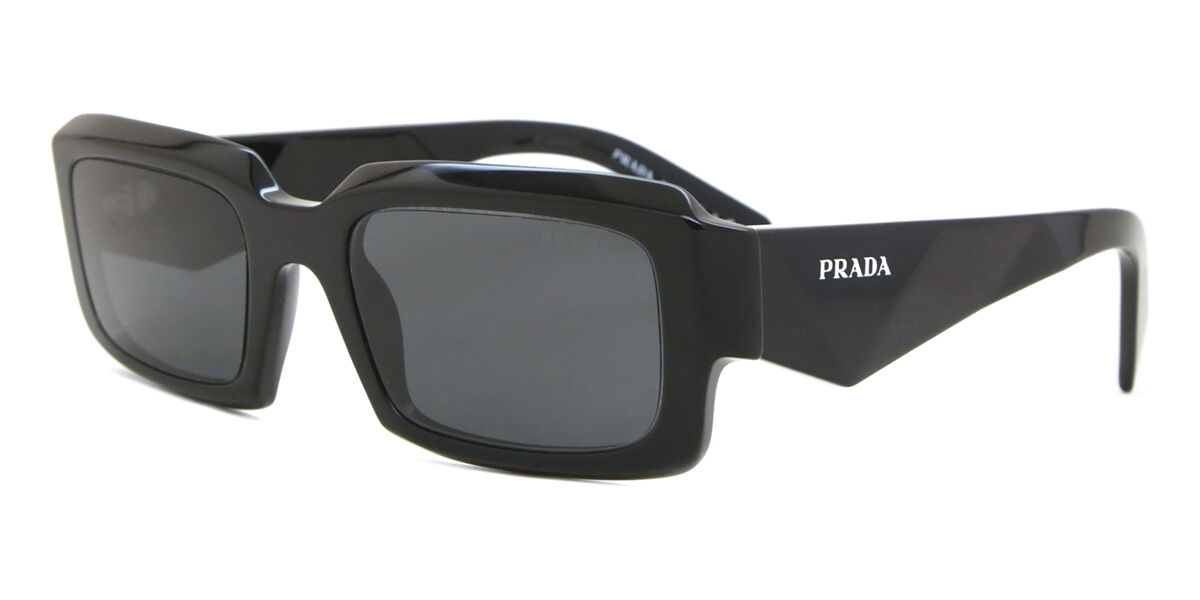 Prada PR 27ZS 16K08Z スクエア ブラック サングラス