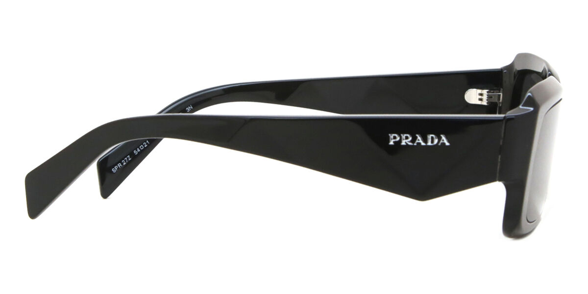 Prada PR 27ZS 16K08Z スクエア ブラック サングラス