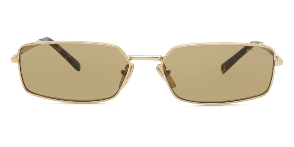 PRADAプラダ SPR17T ゴールドブリッジサングラス（ブラウン系） Prada（プラダ）ゴールド サングラス | SmartBuyGlasses JP