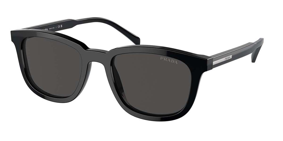 PRADAサングラス Prada PR A21SF Asian Fit 16K08Z スクエア ブラック サングラス