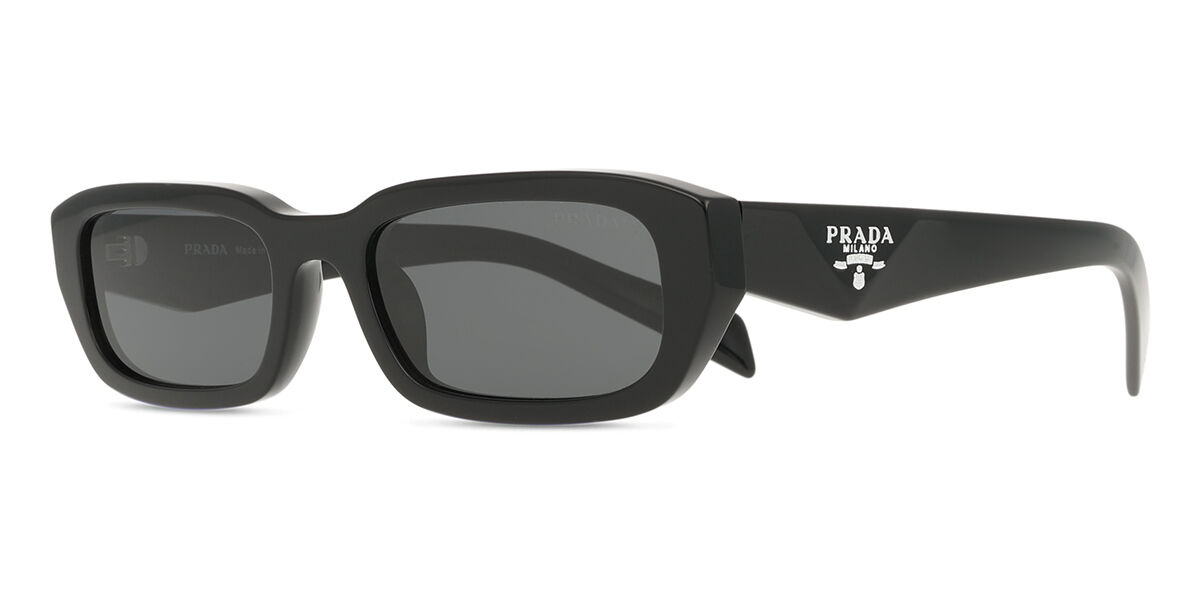 Prada PR B06S 16K08Z スクエア ブラック サングラス