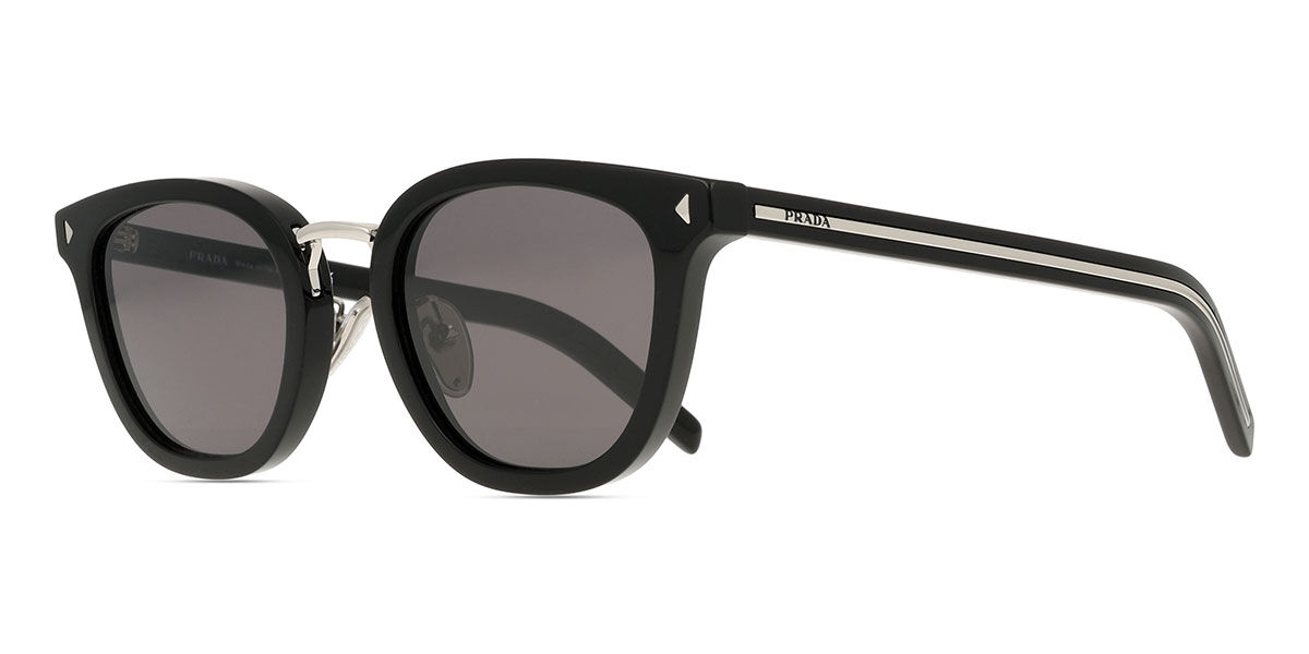 Prada PR C01SD Asian Fit 16K731 ウェリントン Black/Silver
