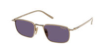 Prada PR 22ZSF Asian Fit 1AB0A7 スクエア ブラック サングラス 