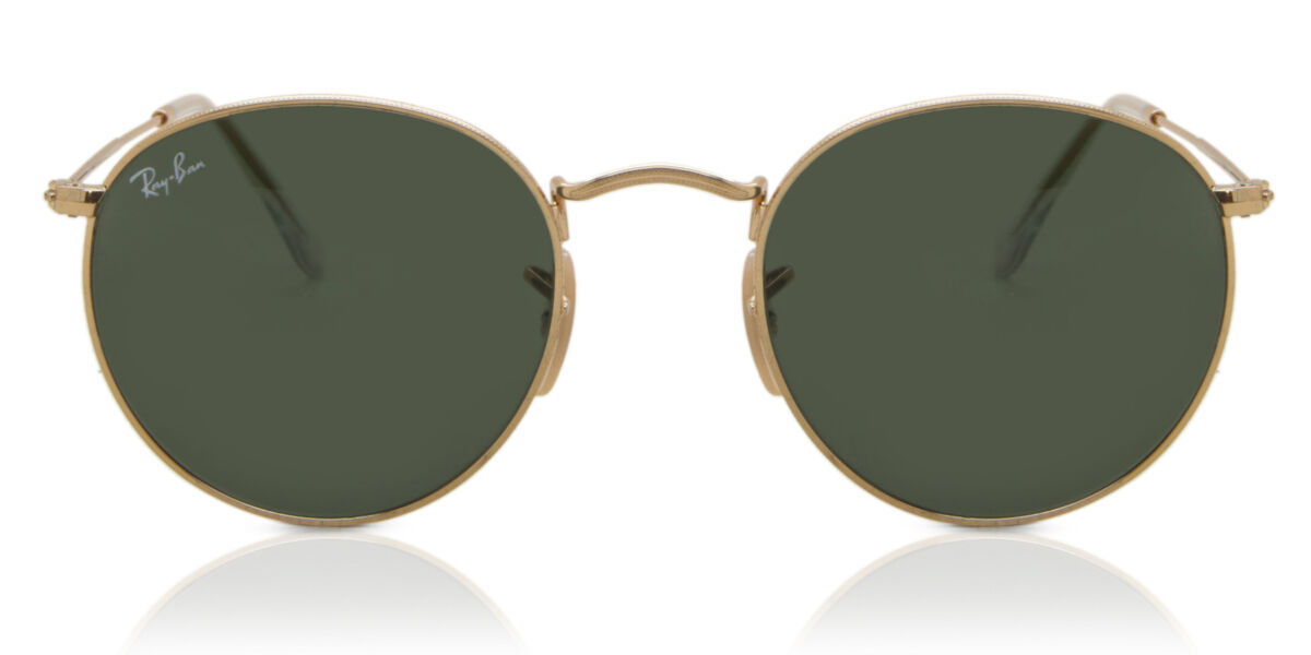 Ray-Ban RB3447 Round Metal 001 ラウンド Arista Gold サングラス