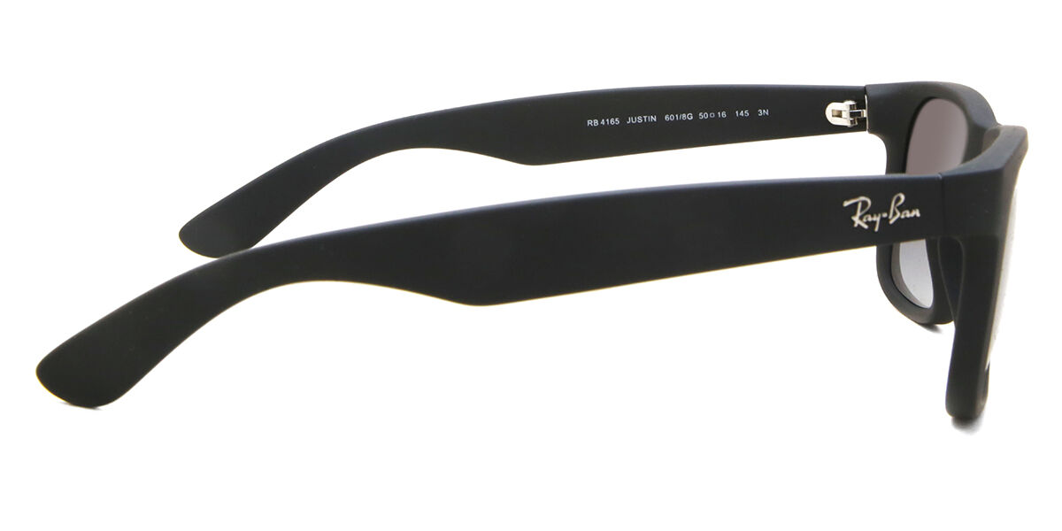 Ray-Ban RB4165 Justin 601/8G スクエア Matte Black サングラス