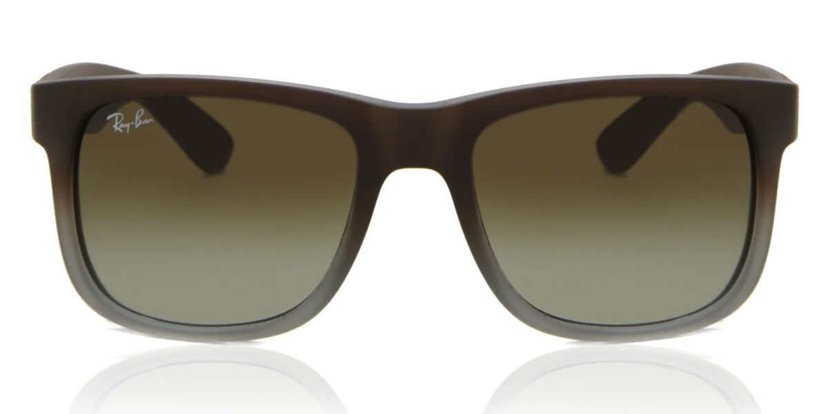 Ray-Ban RB4165 Justin 854/7Z スクエア ブラウン サングラス