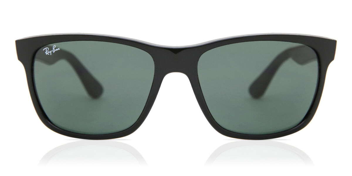 Ray-Ban RB4181 601 スクエア Shiny Black サングラス