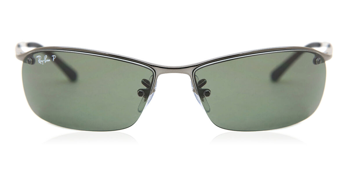 Ray-Ban RB3183 Top Bar 004/9A ラップアラウンド Gunmetal Grey