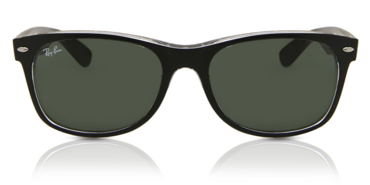 Ray-Ban RB2132 New Wayfarer Color Mix 6052 スクエア Top Black On