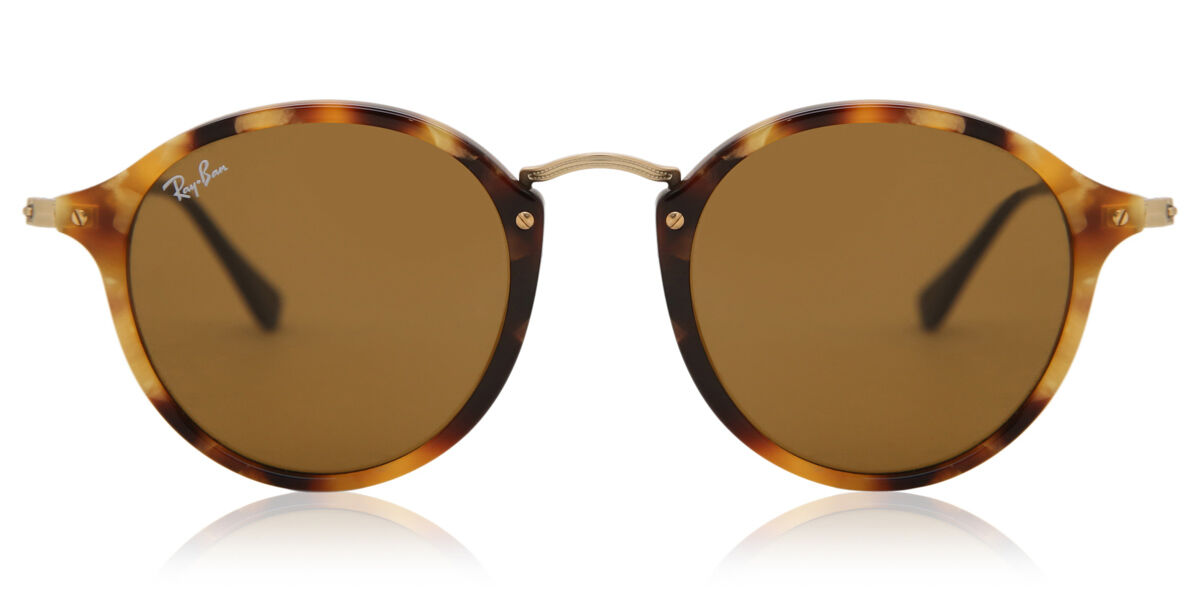 【極美品】Ray-Banレイバン RB2447 Round Fleck Ray-Ban RB2447 Round Fleck 1160 ラウンド Spotted Brown Havana