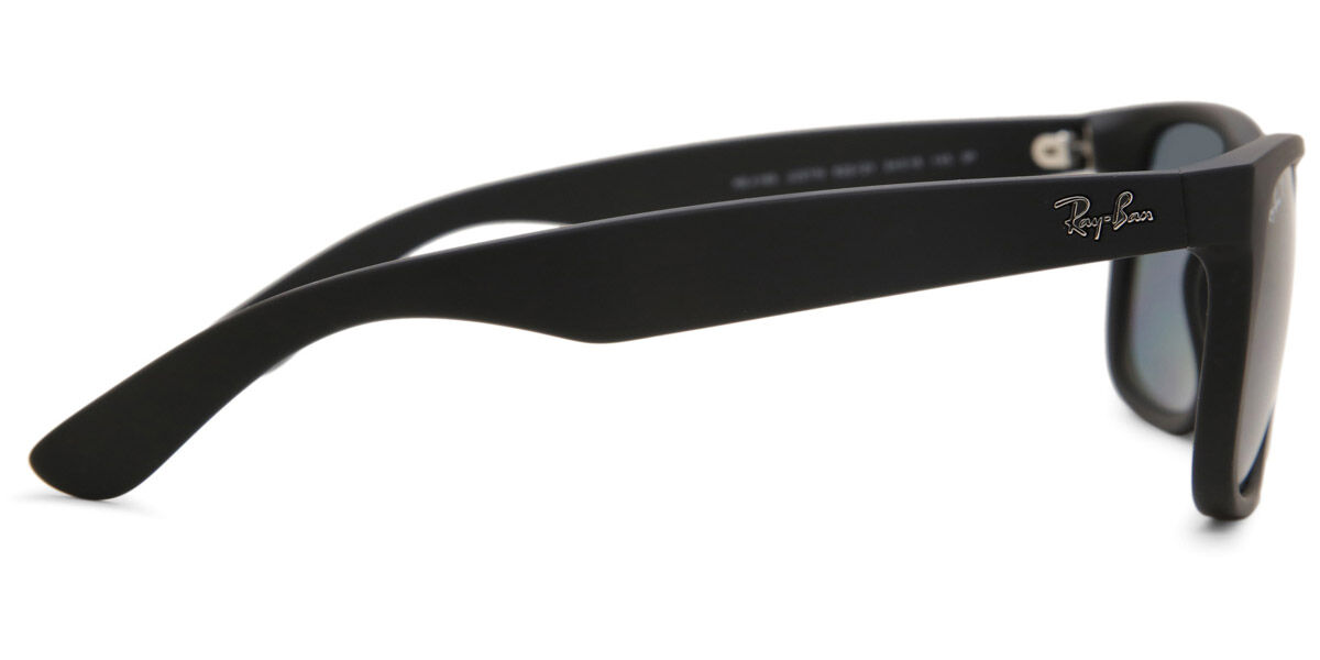 Ray-Ban JUSTIN サングラス Ray-Ban RB4165 Justin Polarized 622/2V スクエア Black Rubber