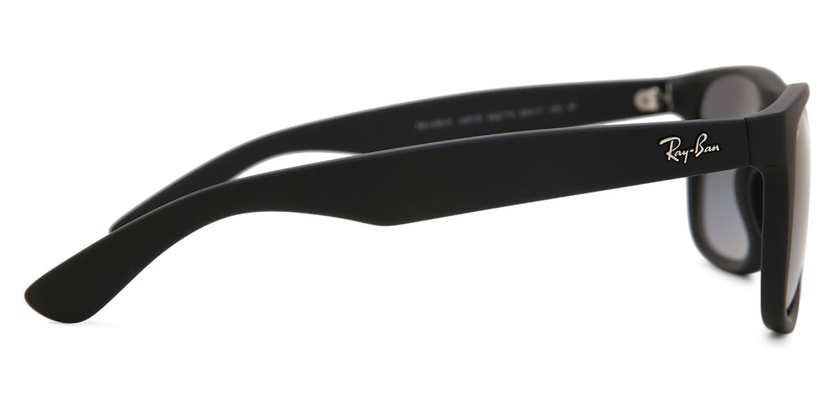 Ray-Ban RB4165F Justin Asian Fit 622/T3 スクエア Black Rubber
