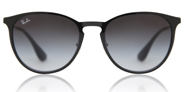 Ray-Ban RB3539 Erika Metal 002/8G オーバル ブラック サングラス