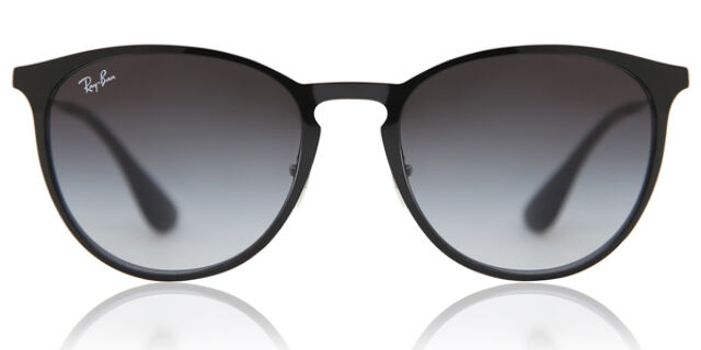 Ray-Ban RB3539 Erika Metal 002/8G オーバル ブラック サングラス 