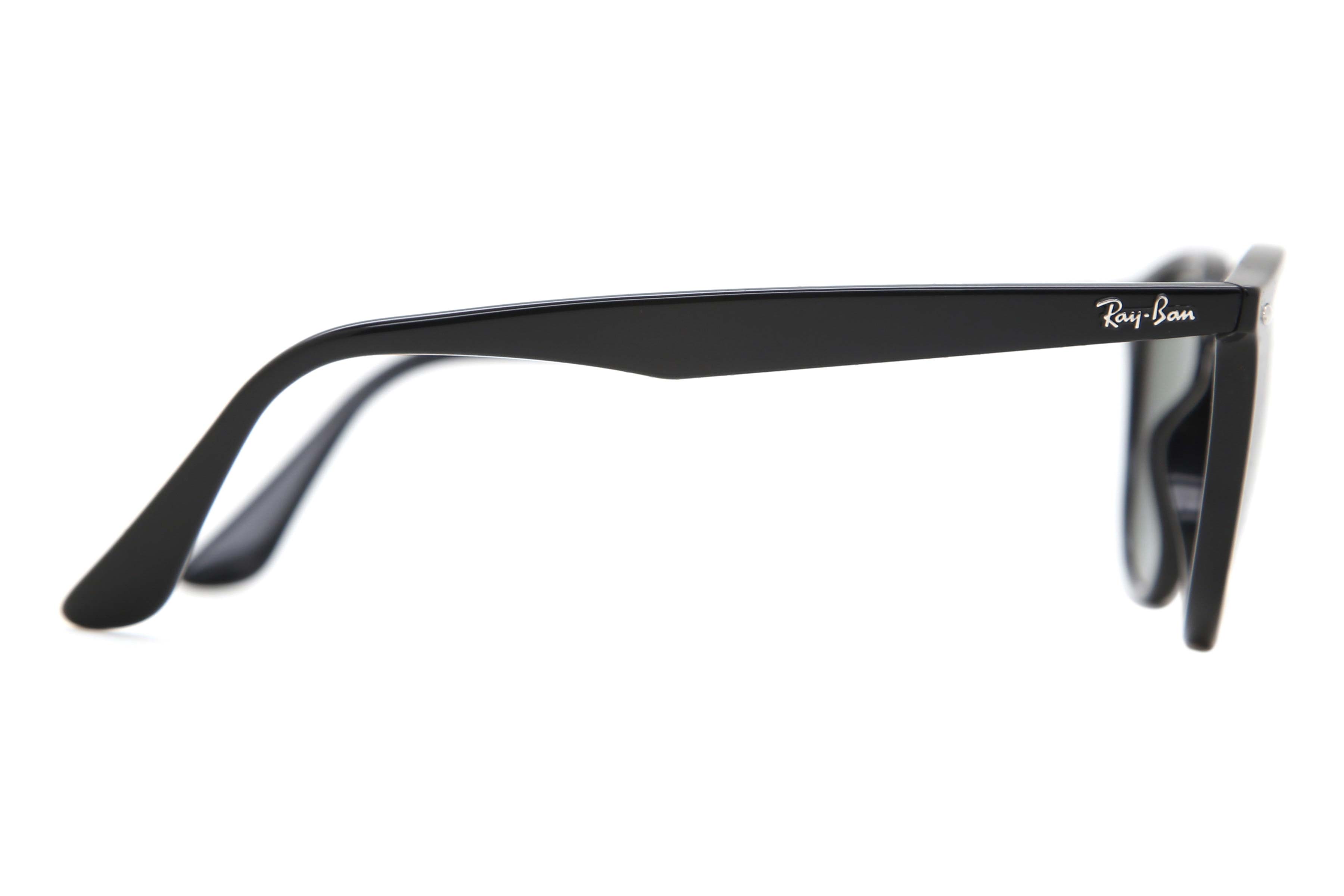 Ray-Ban ブラック スクエア サングラス Ray-Ban RB4392D Asian Fit 601/87 スクエア ブラック サングラス
