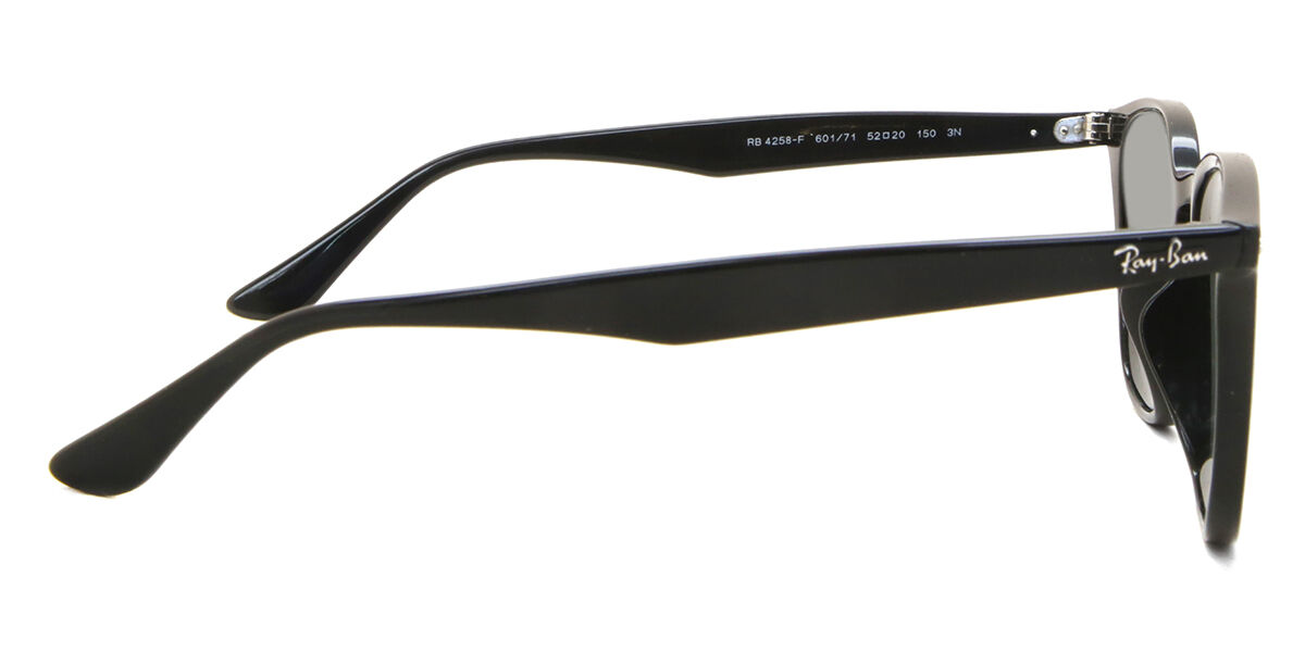 Ray-Ban RB4258F Asian Fit 601/71 スクエア ブラック サングラス