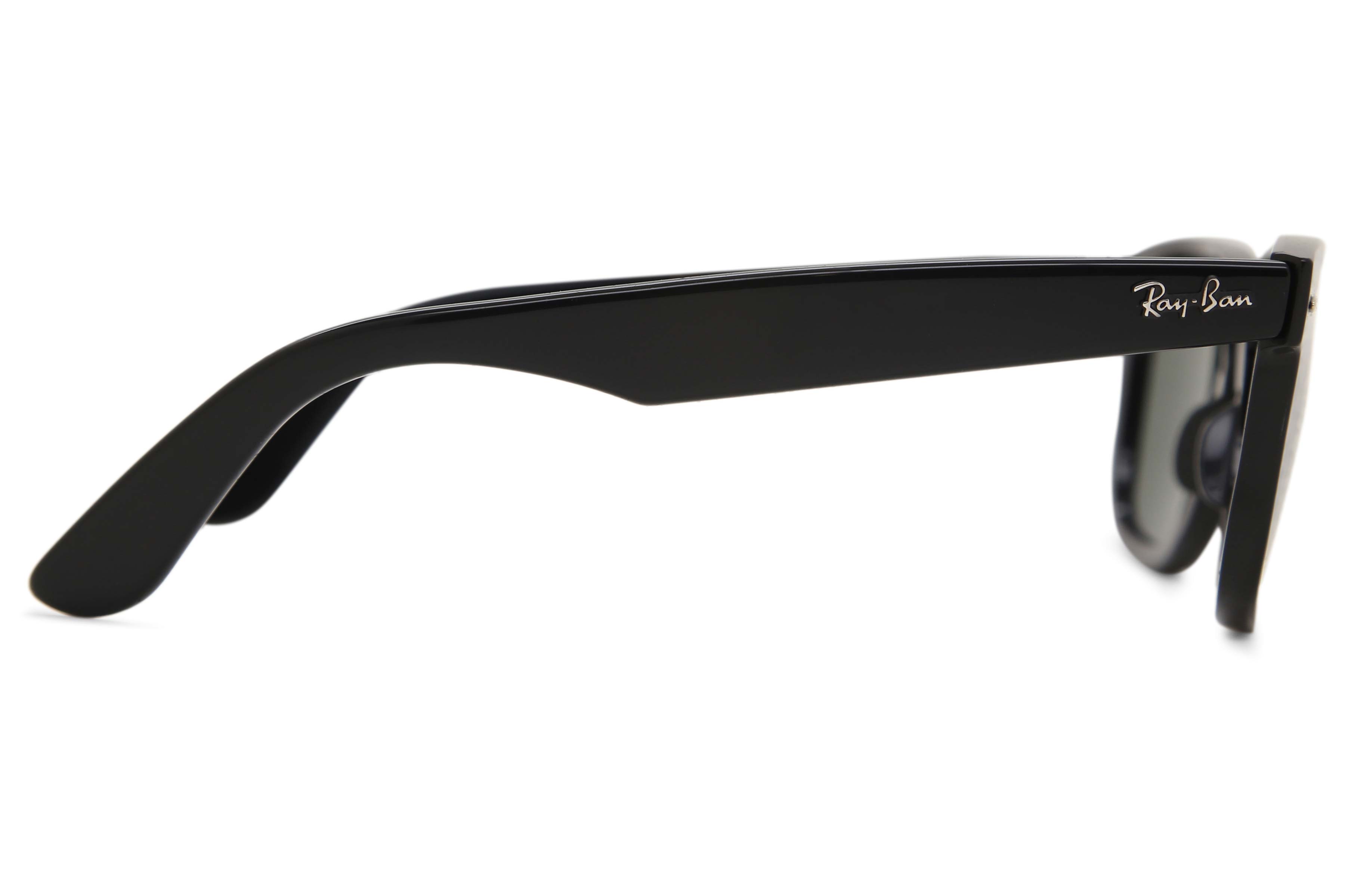 Ray-Ban RB4340 Wayfarer 601 スクエア ブラック サングラス
